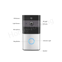 Smart WiFi HD video deurbel 2.0MP met bediening via Smart Life APP werkt met Alexa en Google spraaksturing.T-2049